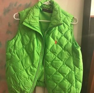 Pretty spring polo vest